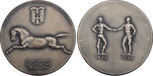 MÜNCHEN, STADT   - Medaille 1936 (Stempel ... 