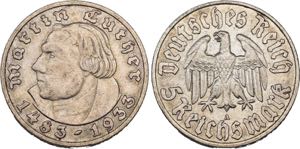 Berlin.2 Reichsmark 1933 A (herrliche ... 