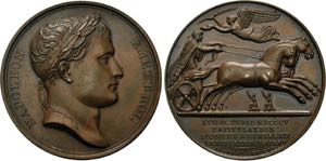 Napoléon I. 1804-1815, Bronzemedaille 1805 ... 