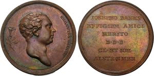 George III. 1760-1820, Bronzemedaille 1782 ... 