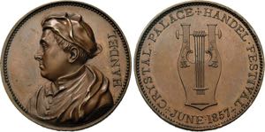Victoria. 1837-1901, Bronzemedaille 1857 ... 