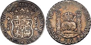 Carlos III. 1759-1788, Lima.8 Reales 1765 JM ... 