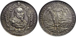 Gustav II. Adolf. 1611-1632, Medaille 1632 ... 