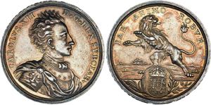 Karl XII. 1697-1718, Medaille o.J. (1706; ... 