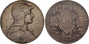 SCHWEIZ-LUZERN, STADT   - Medaille 1901 ... 