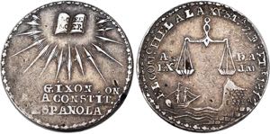 Fernando VII. 1808-1833, Medaille 1812 ... 