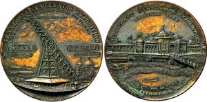 Große Bleigußmedaille 1897 (unsigniert) ... 