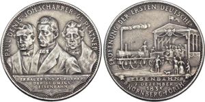 Medaille 1935 . {\b Eröffnung der ersten ... 