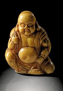 OBJEKTE AUS METALL   Sitzender Buddha. ... 