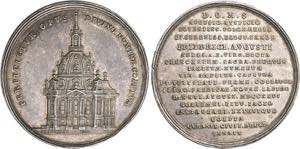 DRESDEN, STADT   Große Medaille 1726 ... 