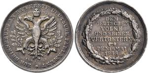 FRANKFURT, FREIE REICHSSTADT   Medaille 1848 ... 