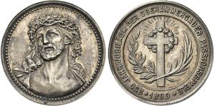 OBERAMMERGAU, STADT   Medaille 1890 ... 