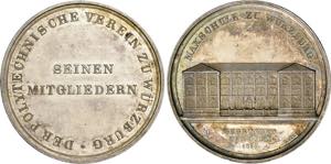 WÜRZBURG, STADT   Verdienstmedaille 1856 ... 
