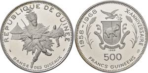 GUINEA   Republik. 1958-1979, 500 Francs ... 