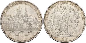 SCHWEIZ   5 Franken 1876 Tir Federal in ... 