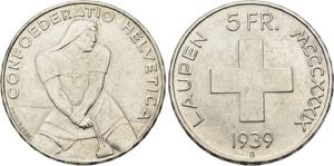 SCHWEIZ   5 Franken 1936 Wehranleihe ... 
