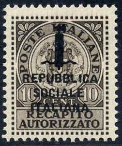 1944 - Repubblica Sociale Italiana -  ... 