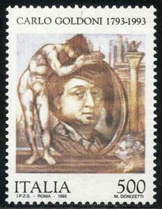 1993 - Repubblica Italiana - Goldoni L. 500, ... 