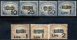 1935 - San Marino -  Segnatasse, serie di ... 