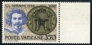 1980 - Città del Vaticano -  Bernini, 350 ... 