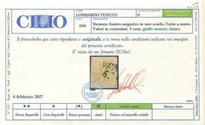 Lombardo Veneto 5 centesimi giallo ... 