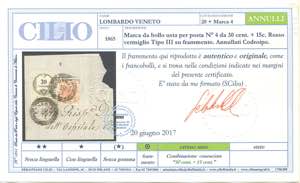 Lombardo Veneto 15 centesimi + ... 