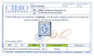 Vittorio Emanuele II,15 centesimi ... 