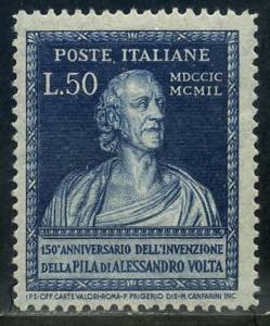 **Alessandro Volta 50 lire con filigrana ... 