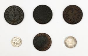 Victoria (1837-1901) Lot of 6 coins. Hong ... 