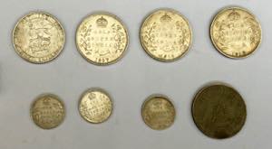 Edward VII (1901-1910) Lot of 8 coins. Great ... 