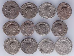 A lot containing 12 antoniniani of ... 
