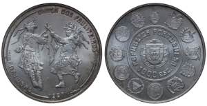 Portugal. 1000 escudos AR 1995 (0.500).
Obv. ... 