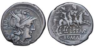 Roman Republic. Sempronia. Denarius AR 148 ... 