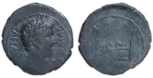 Roman Empire. Augustus. As Æ circa 7-3 BC, ... 