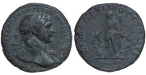 Roman Empire. Trajan. As Æ 107 AD, ... 