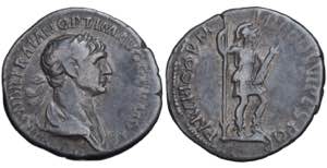 Roman Empire. Trajan. As Æ 117 AD, ... 