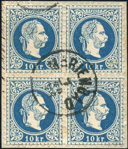 Postal history - Austria, 1867, Boemia, ... 