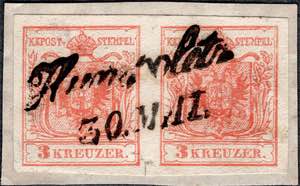 Bohemia - Austria, 1850, Boemia, HUMPOLETZ, ... 
