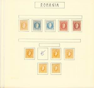 Romania principality - Rumänien, 1864+1865, ... 