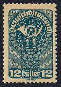 Mint and varieties - Österreich, 1919/20, ... 