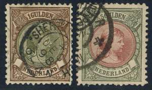 Netherlands - Niederlande, 1896,MiNr. 47,48, ... 