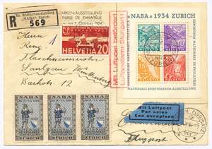 Schweiz 1882-1938 - Schweiz, 1934, NABA ... 