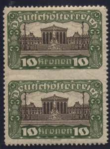 Mint and varieties - Austria, 1919/21, 290 ... 