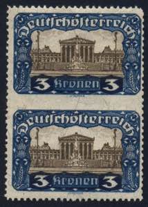 Mint and varieties - Österreich, 1919/21, ... 
