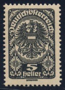Mint and varieties - Austria, 1919, 257 xc, ... 
