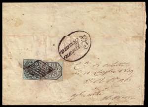 ROMAGNE 1859 (30 giu.)
Uso dei francobolli ... 