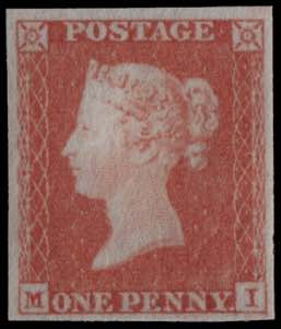 GRAN BRETAGNA 1841
Penny red (M-I) su ... 