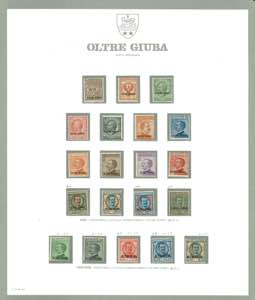 OLTRE GIUBA 1925/1926
Collezione pressoché ... 