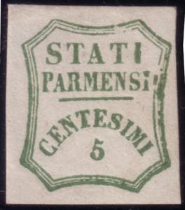 PARMA 1859 Governo Provvisorio 5c. verde ... 