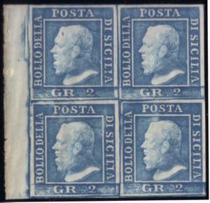 SICILIA 1859 2gr. azzurro chiaro, III ... 